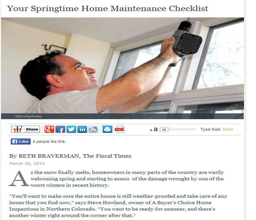 Your Springtime Home Maintenance Checklist Image