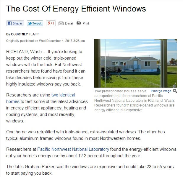 Justifying the Costs of Energy-Efficient Windows for Detroit Homes
